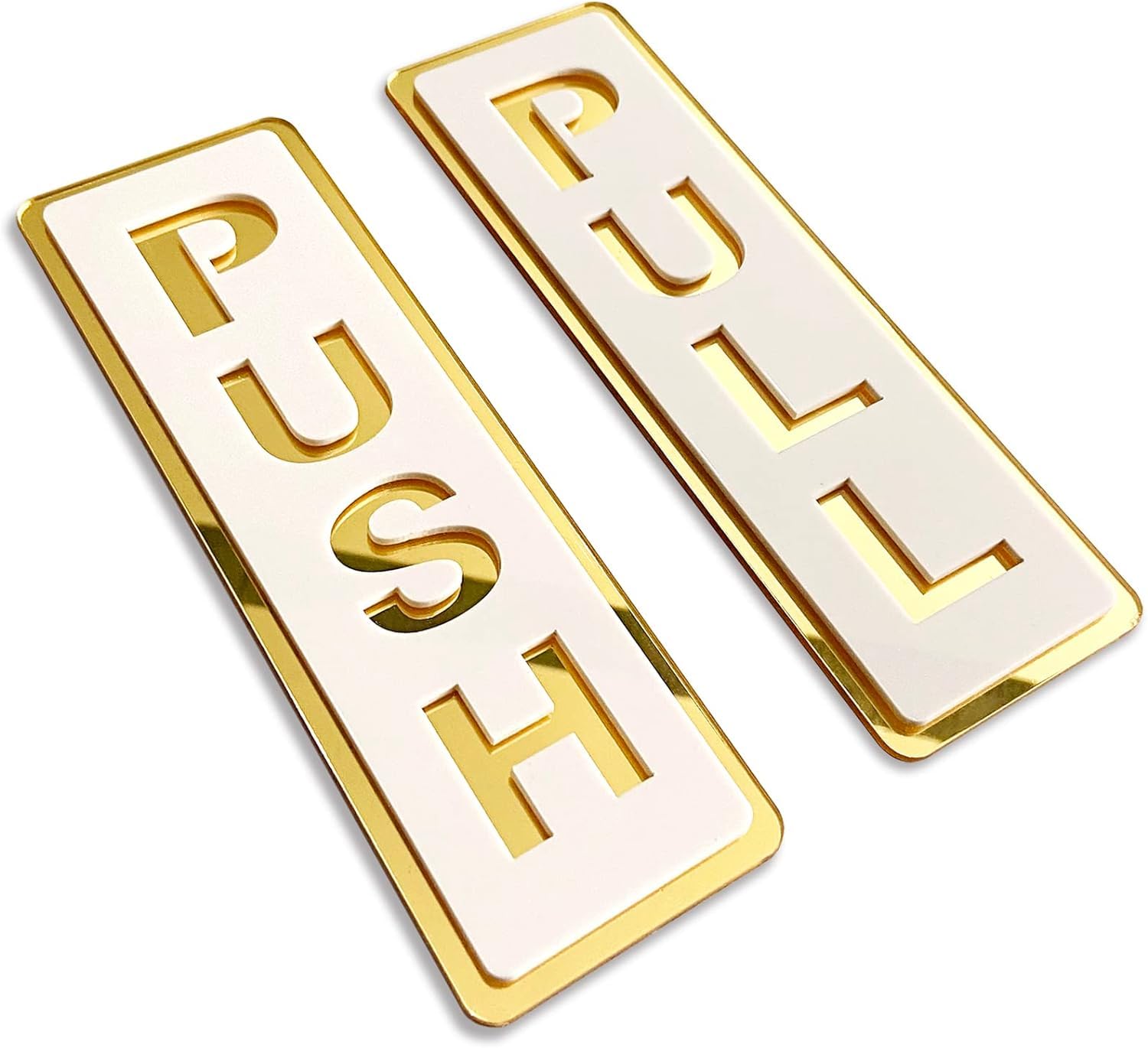 Push Pull Acrylic Sign for Glass Door