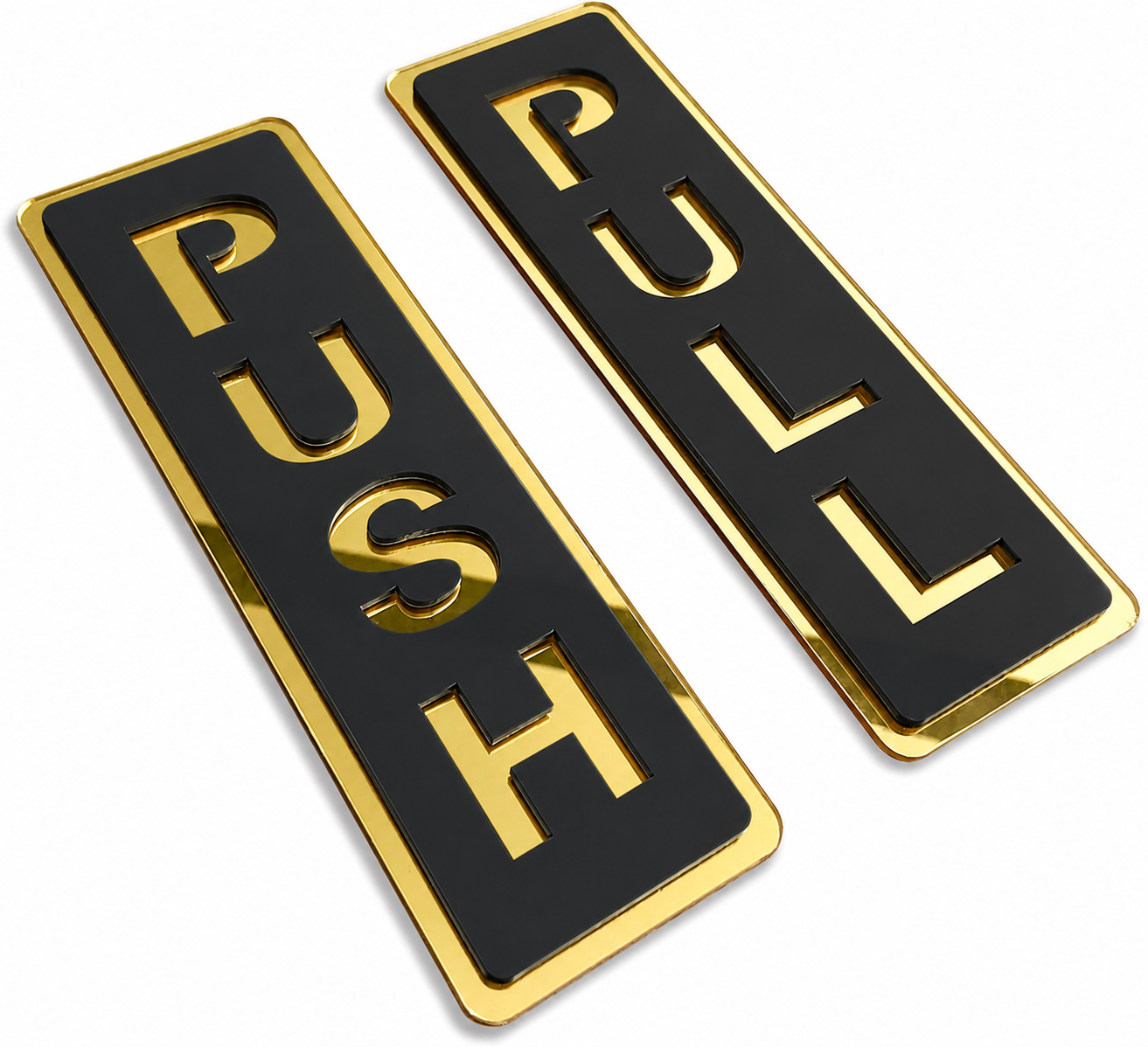 Push Pull Acrylic Sign for Glass Door