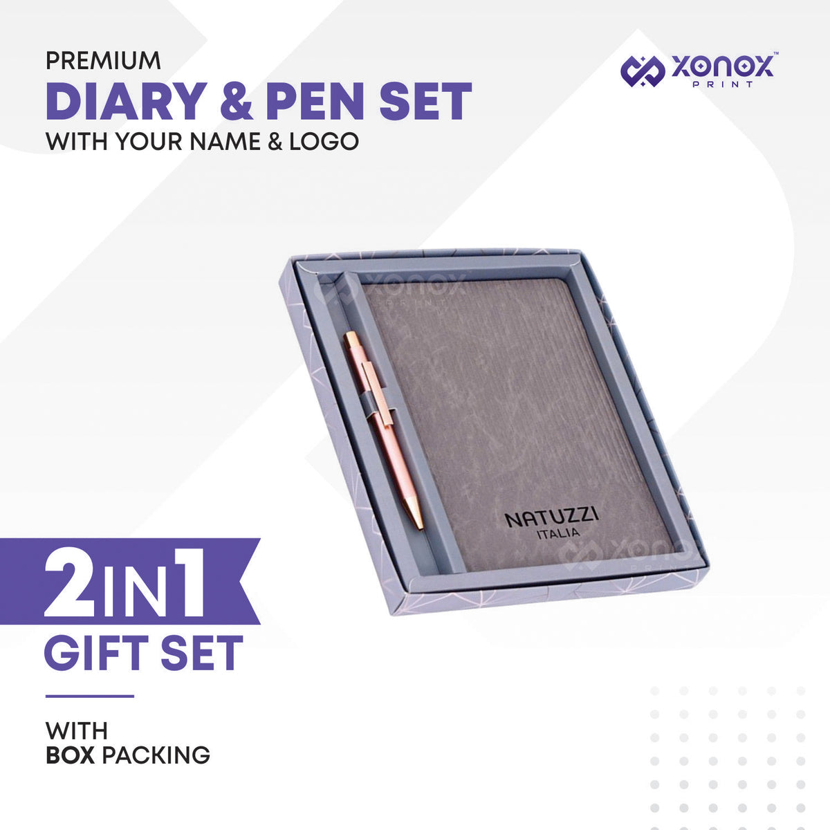 Diary & Pen Set (Natuzzi)
