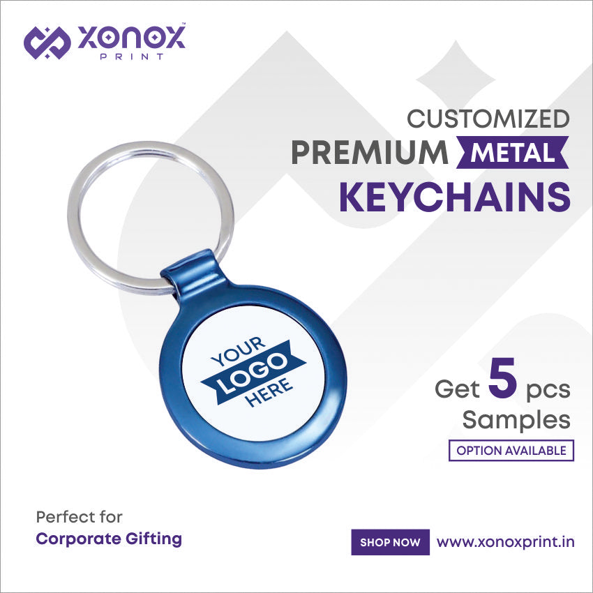 Customized Premium Metal Keychain | Best for Corporate Gifting | XonoxPrint.in