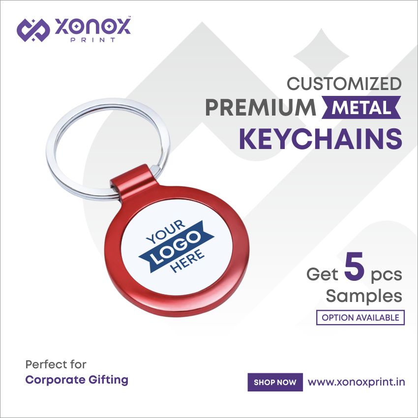 Customized Premium Metal Keychain | Best for Corporate Gifting | XonoxPrint.in
