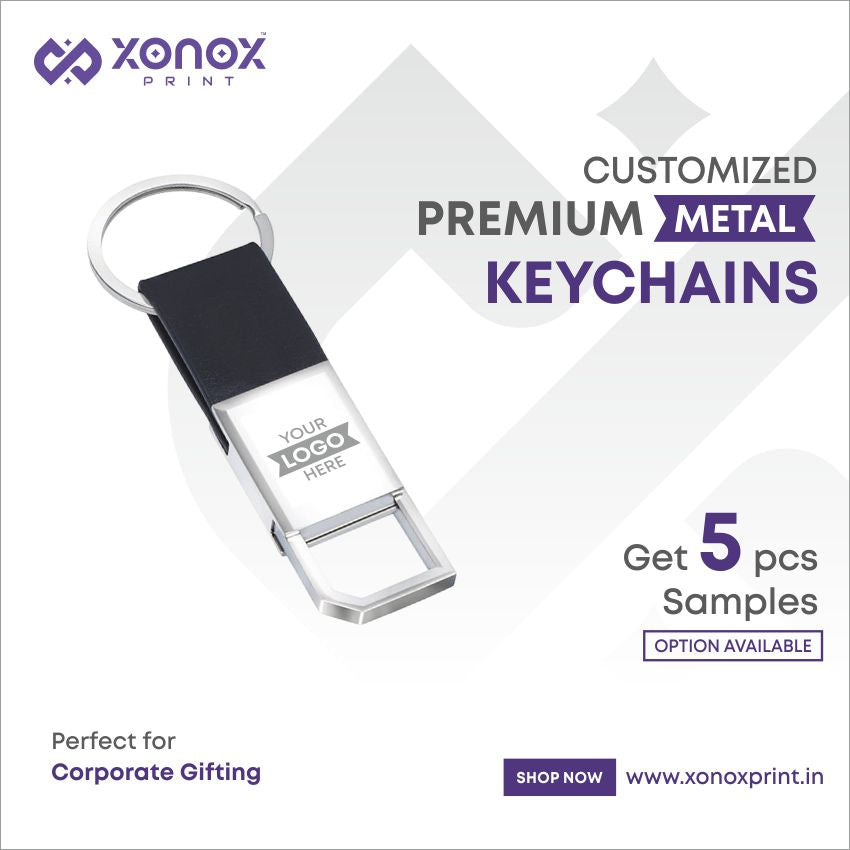 Customized Premium Metal Keychain | Best for Corporate Gifting | XonoxPrint.in