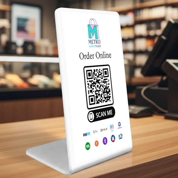 Customised QR Code Stand