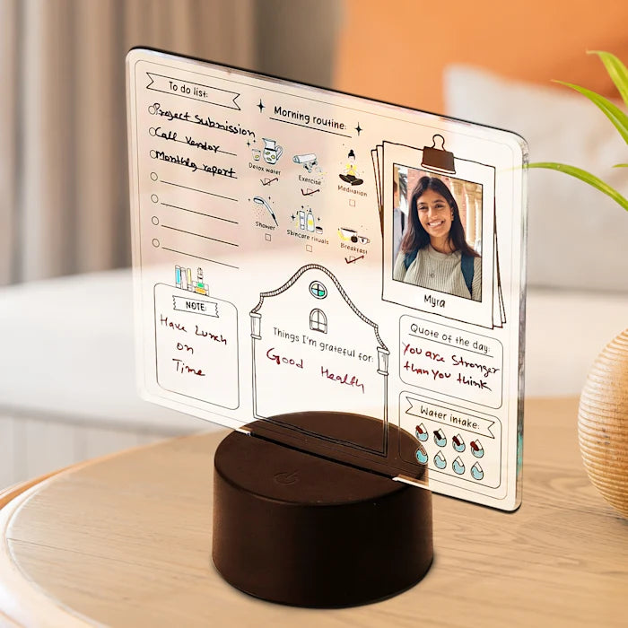 Customized Daily Journal LED Lamp