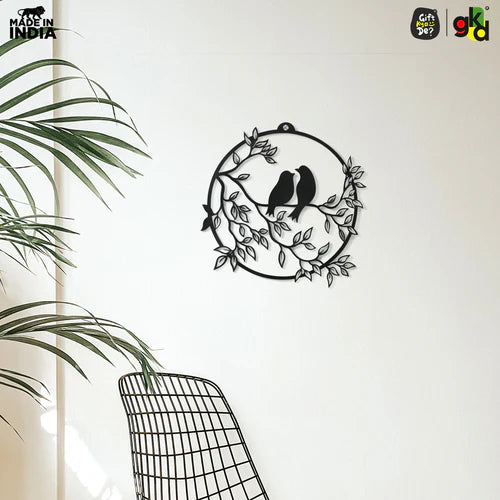 Bird & Flower Design Wall Hanging