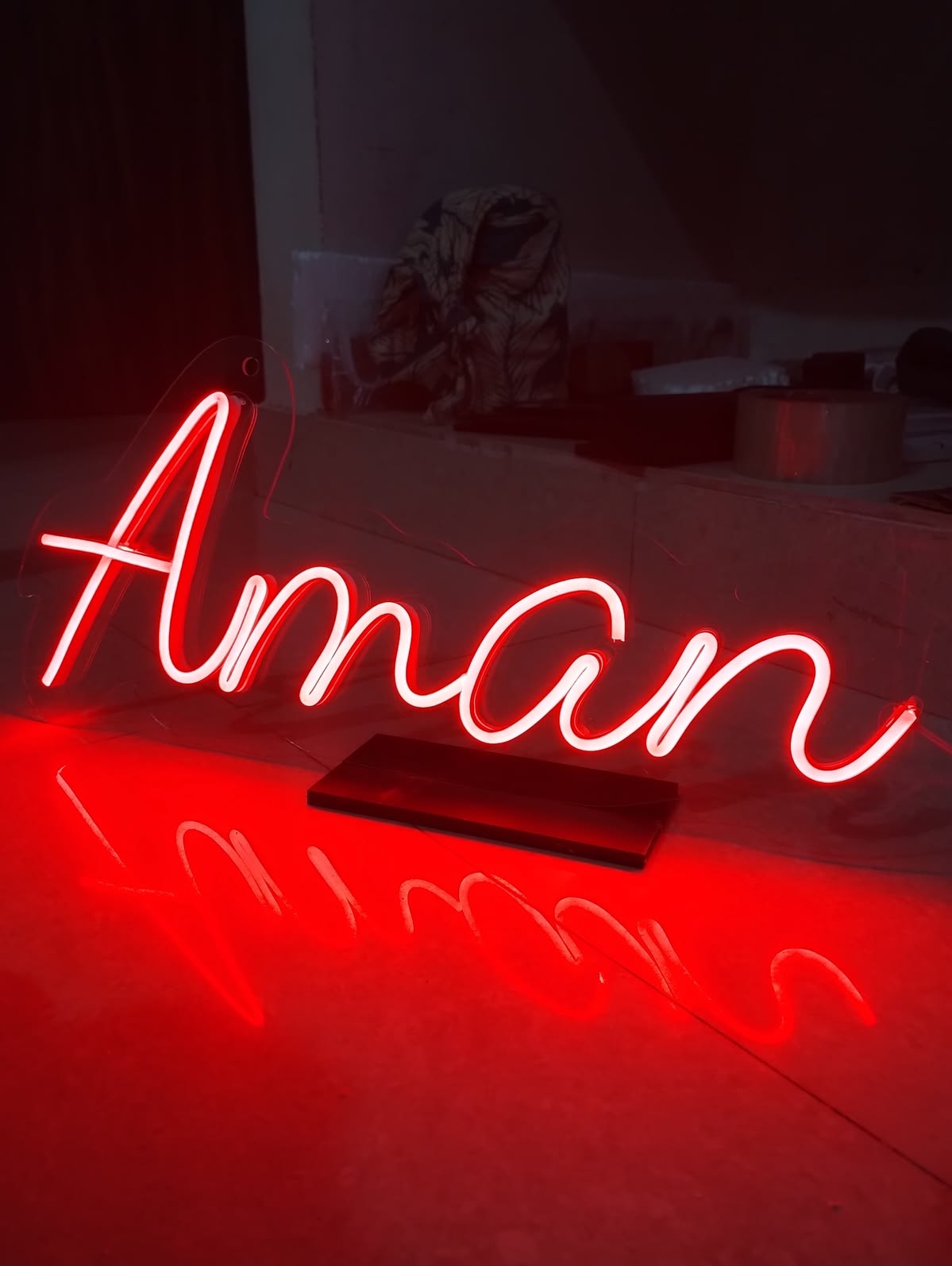 Single Name Neon Sign