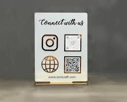 Customised QR Code Stand