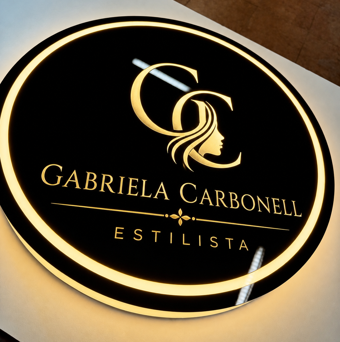 LED Logo Signage | Best For  Reception of Office, Salon, Gym, Events & More